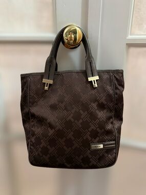 Tumi Brown Monogram Tote Bag